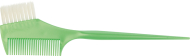 Tinting brush with comb DEWAL JPP049-1 green